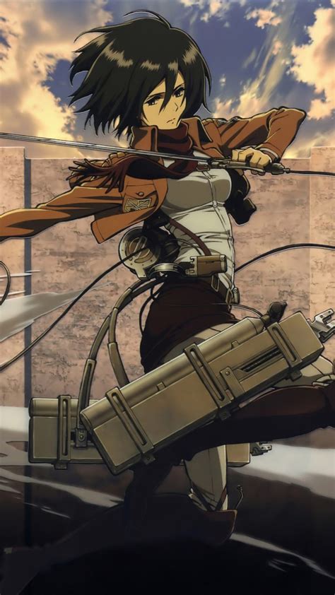Mikasa Ackerman Attack On Titan Absolute Anime