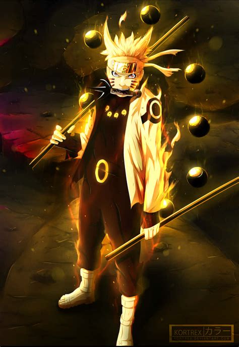 Download Six Paths Sage Mode Naruto Nine Tails Wallpaper