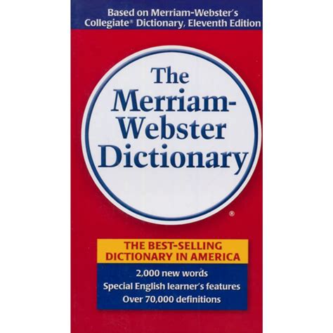 《the Merriam Webster Dictionary 韦氏词典 当当最佳英文学习五颗星产品 9780877799313