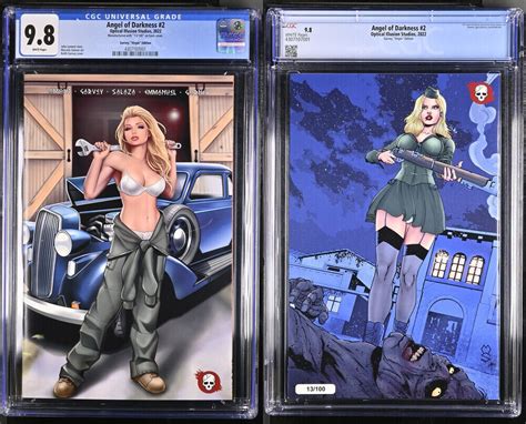 Keith Garvey LE Angel Of Darkness Graded A B NSFW Comic Extras EBay