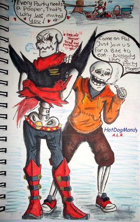 F Off Underfellundertaleunderswap Papyrus By Peanutbutterbomb On