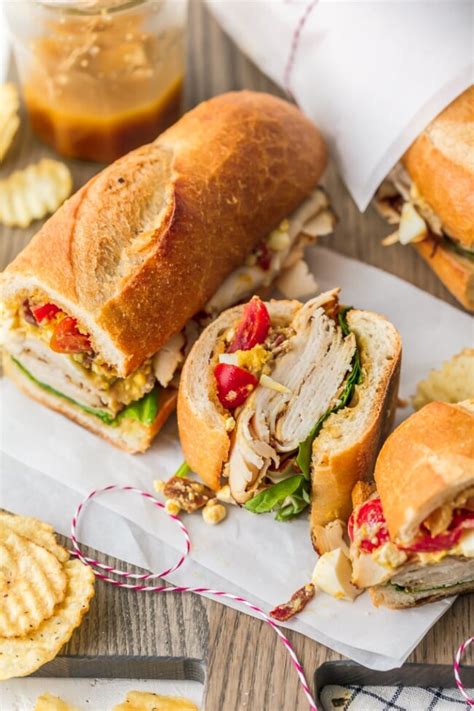 Teriyaki Chicken Sub Sandwich Recipe Cobb Salad And Chicken Sandwich