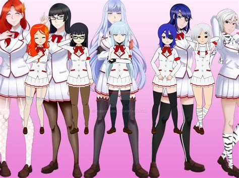 All The Characters From Yandere Simulator Aslcalgary