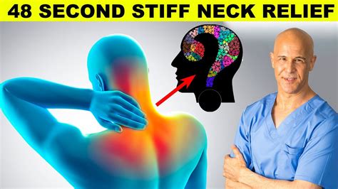 48 Second Stiff Neck Relief Technique Trick The Brain Dr Alan