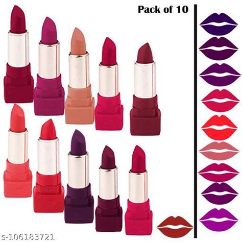 9 to 6 matte long lasting lipsticks in different shades for women