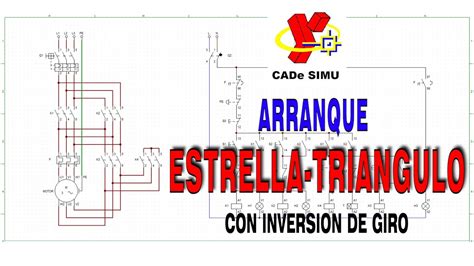 Arranque Estrella Triangulo Con Inversi N De Giro De Un Motor Trifasico