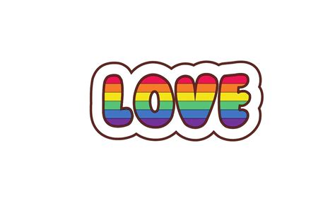 Love Rainbow Svg Etsy