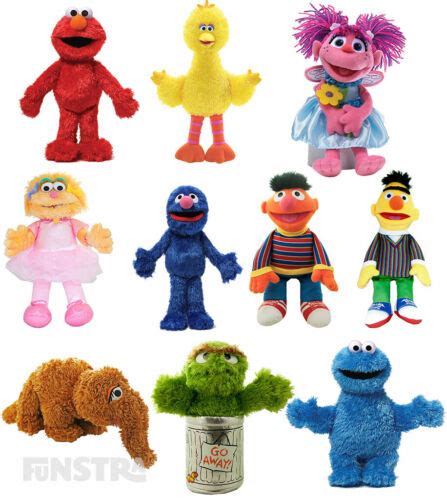 Sesame Street Toys Sesame Street Plush Soft Toy Elmo Abby Bert Ernie