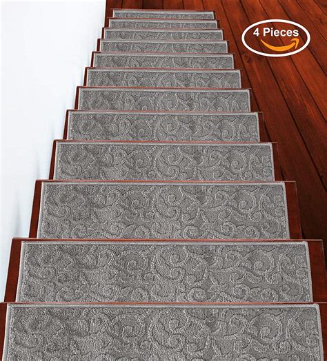 Bari carpet stair treads, 8 x 29, set of 13 by natural area rugs. Sussexhome Stair Runner Carpet, Stair Treads, Carpet Stair Tread, Non Slip Stair Treads, Slide ...