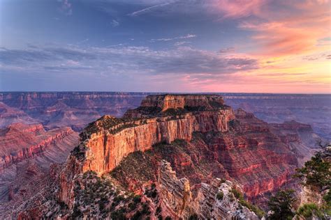 Sunset At Cape Royal Point North Rim Grand Canyon National Park Arizona