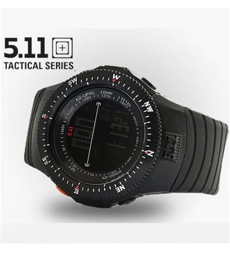 511 Army Black Rubber Digital Tactical Watch For Men Black Sale
