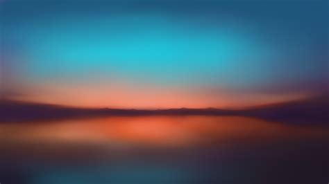 Orange Sunset Blur Minimalist 5k Hd Artist 4k Wallpapers Images