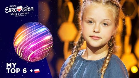 Junior Eurovision 2020 Top 6 So Far New 🇵🇱 Youtube