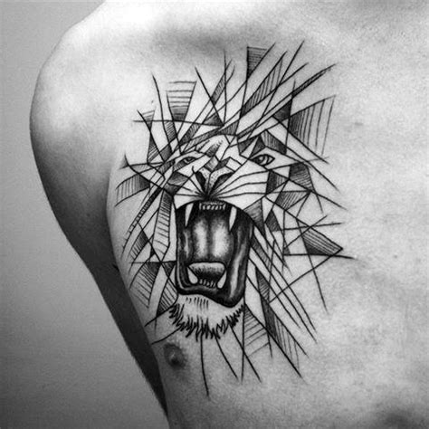 ✓ free for commercial use ✓ high quality images. 60 Geometric Lion Tattoo Designs For Men - Masculine Ideas
