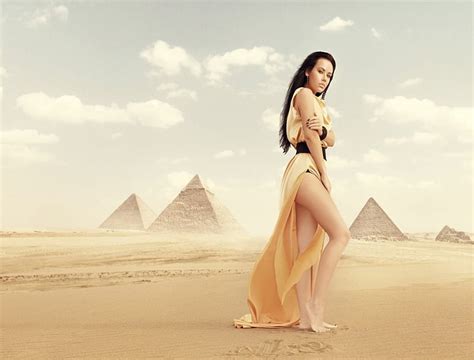 Egyptian Girl Hot Sand Sky Girl Hd Wallpaper Peakpx
