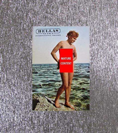 Nudist Vintage Swedish Naturist Magazine Mature Content Etsy
