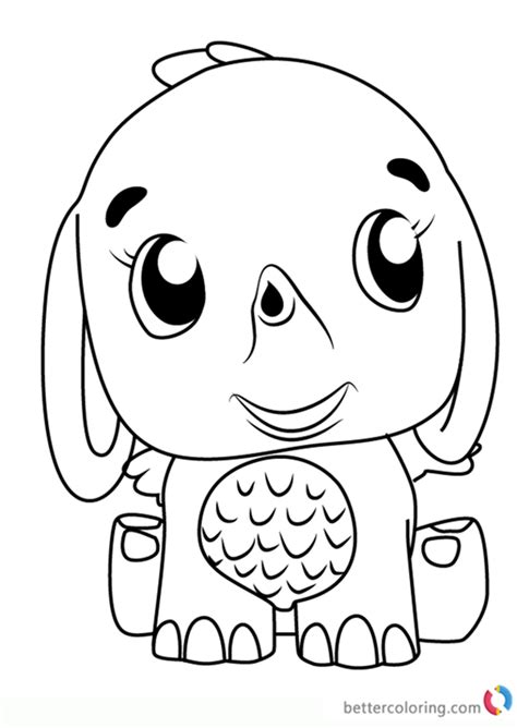 Our easter coloring sheets are a brilliant free resource for teachers and parents to use in class or at home. Elefly from Hatchimals Coloring Pages - Free Printable ...