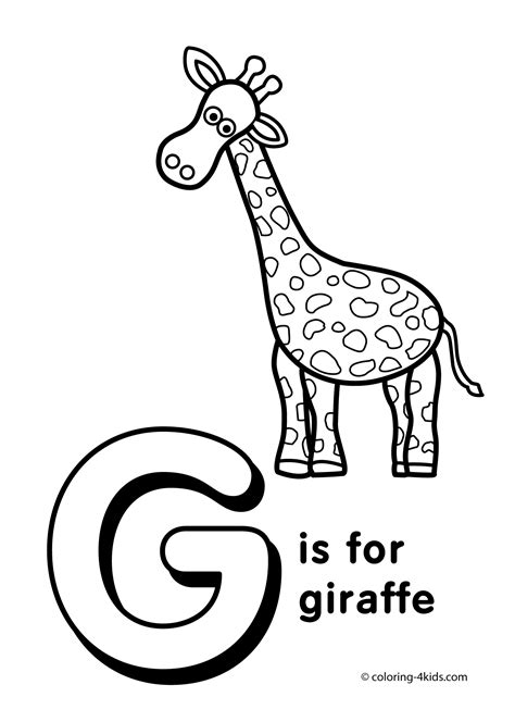 Print english letters for coloring, so that your child learns the language faster! Letter G coloring page - alphabet coloring pages, alphabet ...