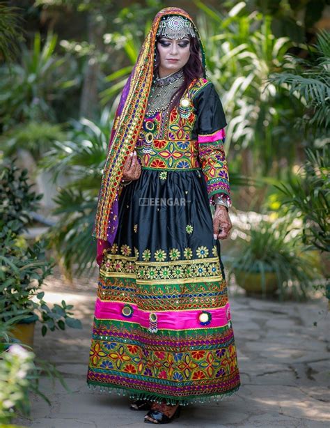 Deep Multi Colored Kuchi Dress Seengar Fashion