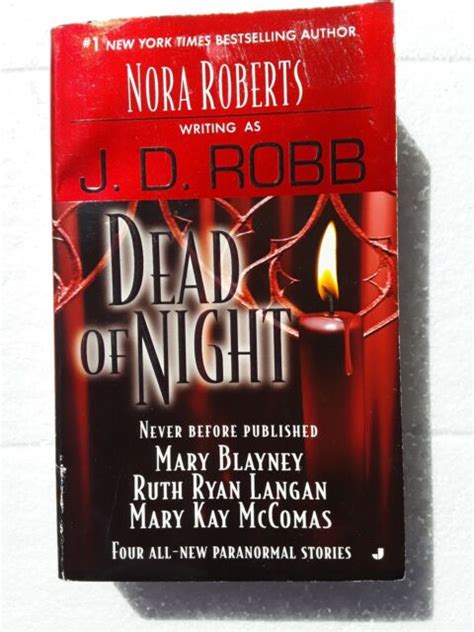 Nora Roberts As Jd Robb Dead Of Night Paperback Ebay
