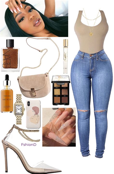 Baddies Outfit Ideas Sexy Summer Casual Party Weekend Night Cute Outfits With Jeans