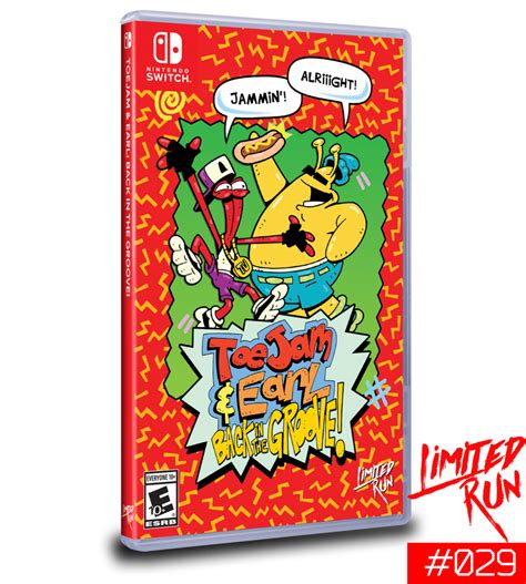 Switch Limited Run #29: ToeJam & Earl: Back in the Groove | Nintendo switch, Nintendo, Switch