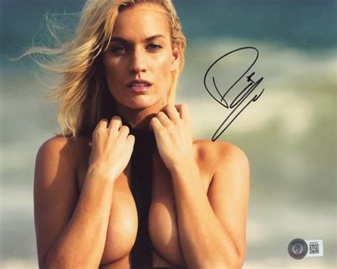 Paige Spiranac Signed Autographed X Photo Lpga Sexy Pretty Golf The