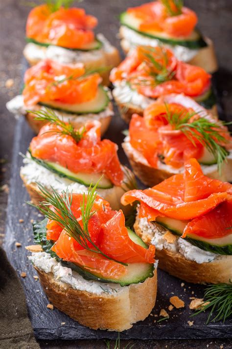 Smoked Salmon Tea Sandwich