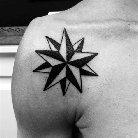 80 Nautical Star Tattoo Designs For Men Manly Ink Ideas In 2020