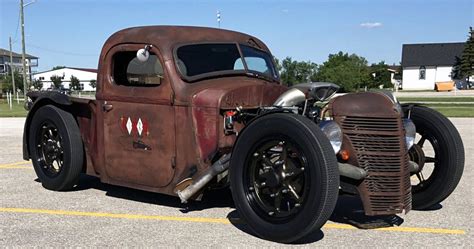 1939 International Rat Rod Looks Mean Sounds Great With A 327ci Chevy V8