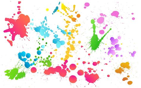 Abstract Paint Splash Wallpapers Full Hd Wallpaper White Background