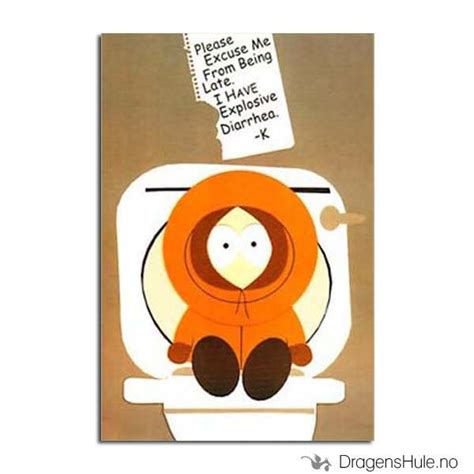 Postkort South Park Kenny Explosive Diarrhea Dragens Hule Butikken