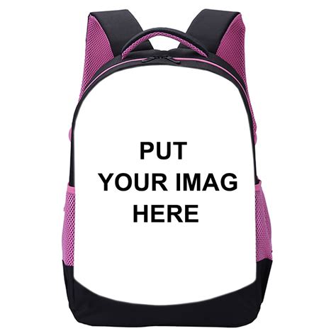 17 Inch Single Layer Customized Backpack Design Your Own Personalized