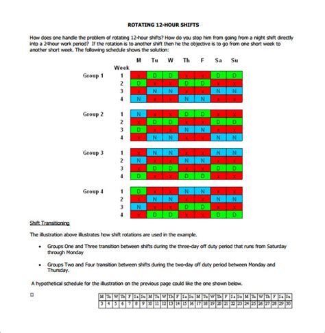 Related posts of shift pattern spreadsheet. 12 hour shift schedule examples free