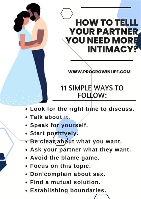 Simple Ways To Tell Your Partner You Need More Intimacy Without Hurting Them ProGrowInLife