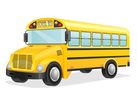 school bus vector illustration 489628 Vector Art at Vecteezy