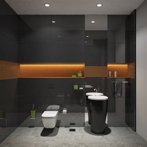 Modern Bathroom Accessory Set Interior Design Ideas