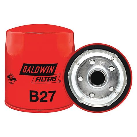 Baldwin Filters Oil Filter Spin On Full Flow B27 Zoro