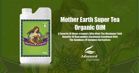 Advanced Nutrients Mother Earth Super Tea Organic Oim 4 Liter Koalat Cafe