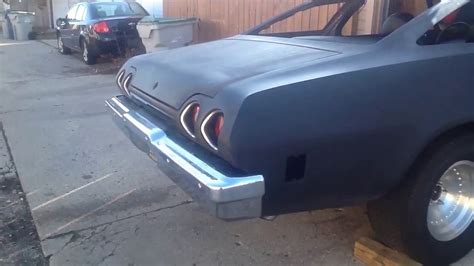 1973 Chevelle Ss Startup Youtube