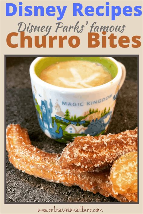 Make Disney Parks Famous Churro Bites At Home Mouse