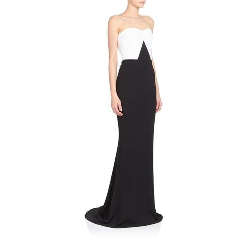 Stella Mccartney Strapless Bicolor Gown Strapless Dress Formal Gowns