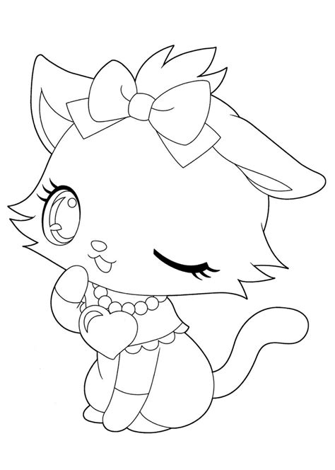 Cutest Cat Coloring Pages