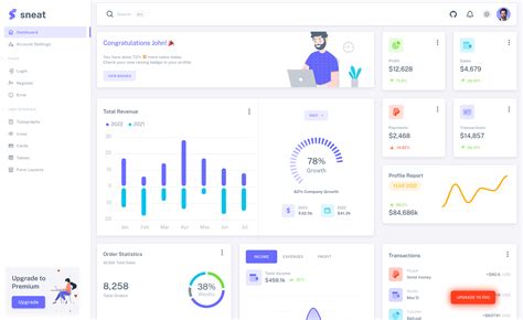 Free And Premium Html5 Css3 Admin Templates Responsive Dashboard