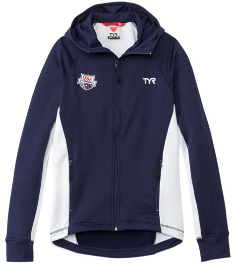 Tyr Usa Swimming Mens Alliance Victory Warm Up Jacket At Swimoutlet