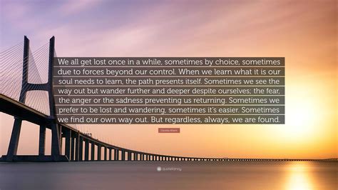 Cecelia Ahern Quote We All Get Lost Once In A While Sometimes By