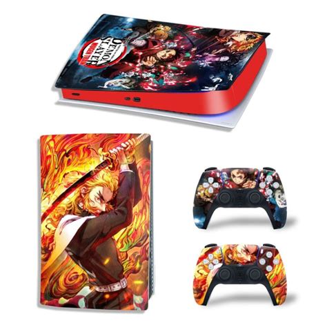 Demon Slayer Tanjiro Ps5 Digital Edition Skin Decal Cover For
