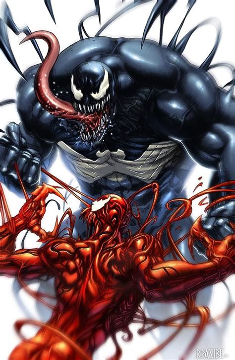 Venom Vs Carnage Art Of All Kinds Pinterest