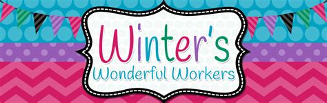 Header Winters Wonderful Workers Autism Classroom
