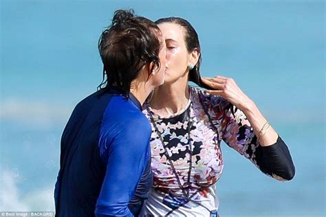 Paul Mccartney Showers Wife Nancy With Kisses In St Barths Daily Mail Online